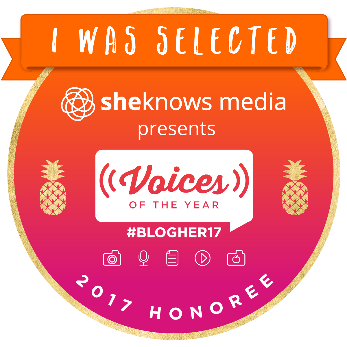 I am a BlogHer Honoree!!!
